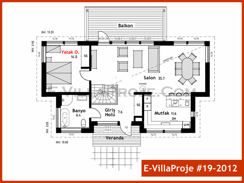 Ev Villa Proje #19 – 2012 Ev Villa Projesi Model Detayları