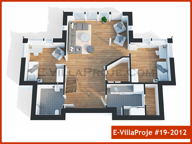 Ev Villa Proje #19 – 2012 Ev Villa Projesi Model Detayları