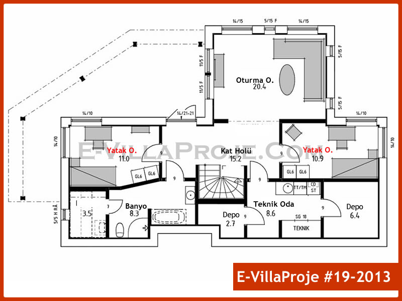 Ev Villa Proje #19 – 2013 Ev Villa Projesi Model Detayları
