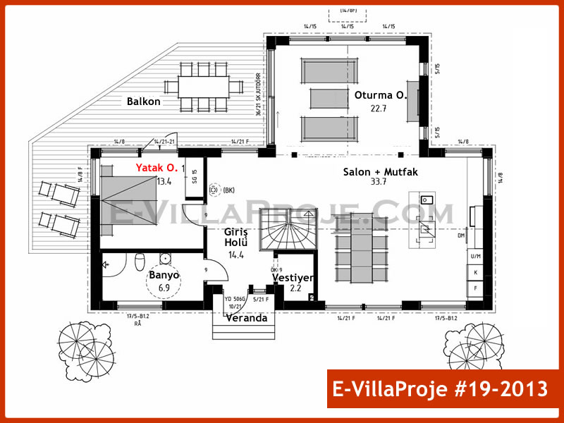 Ev Villa Proje #19 – 2013 Ev Villa Projesi Model Detayları