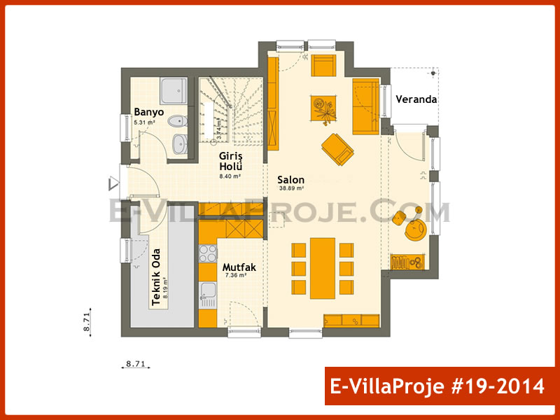 Ev Villa Proje #19 – 2014 Ev Villa Projesi Model Detayları