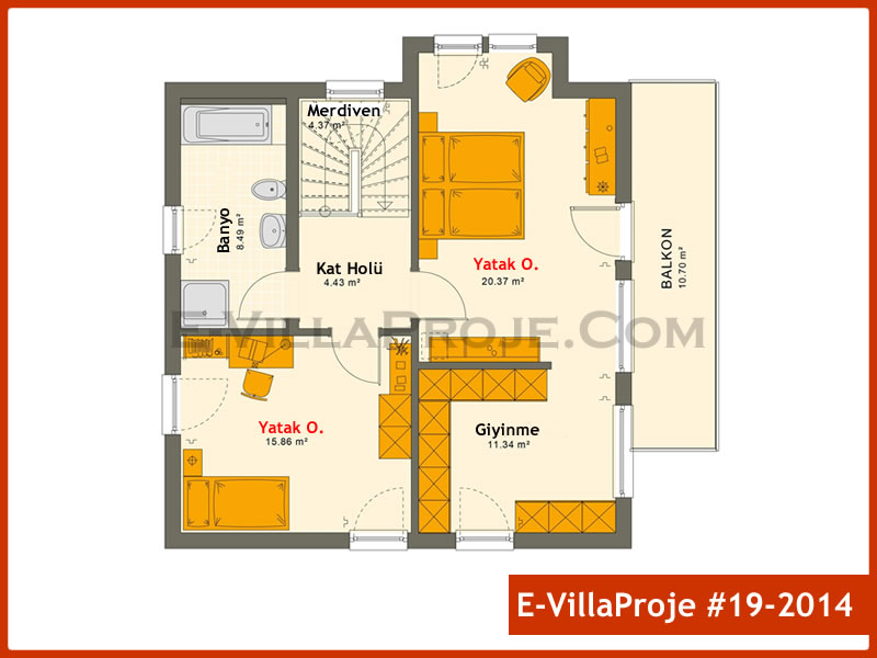 Ev Villa Proje #19 – 2014 Ev Villa Projesi Model Detayları