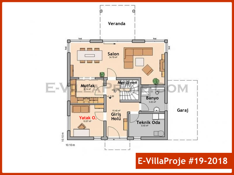 Ev Villa Proje #19 – 2018 Ev Villa Projesi Model Detayları