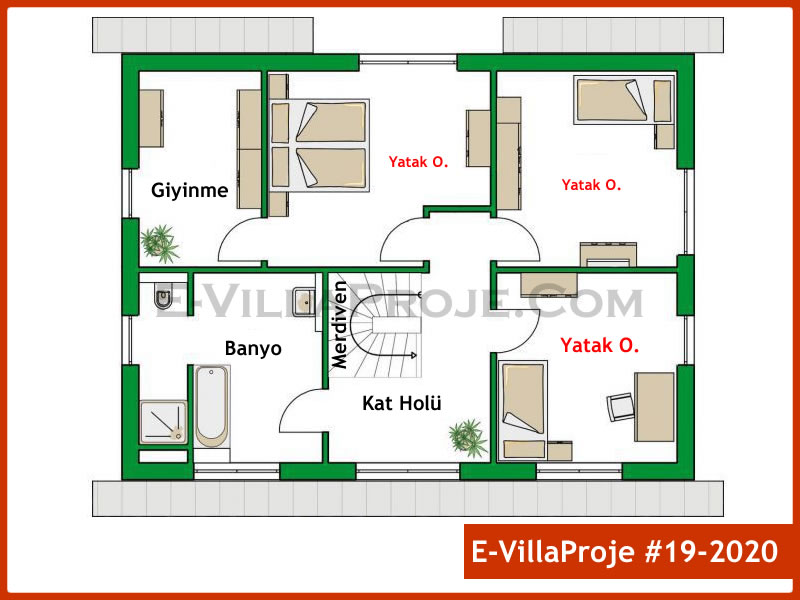 Ev Villa Proje #19 – 2020 Ev Villa Projesi Model Detayları