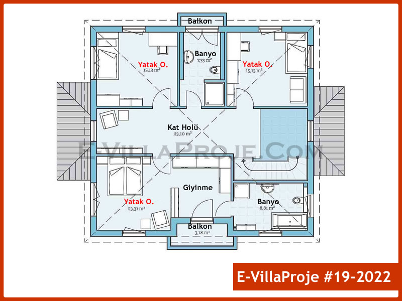 Ev Villa Proje #19 – 2022 Ev Villa Projesi Model Detayları