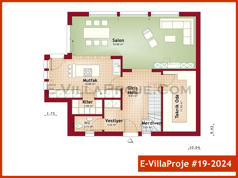 Ev Villa Proje #19 – 2024 Ev Villa Projesi Model Detayları