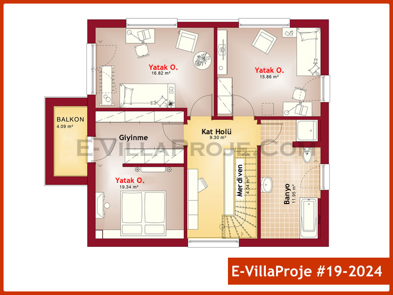 Ev Villa Proje #19 – 2024 Ev Villa Projesi Model Detayları