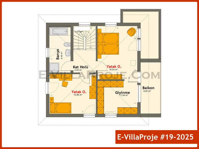 Ev Villa Proje #19 – 2025 Ev Villa Projesi Model Detayları