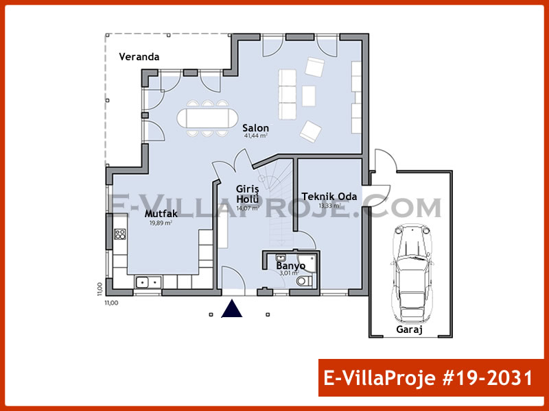 Ev Villa Proje #19 – 2031 Ev Villa Projesi Model Detayları