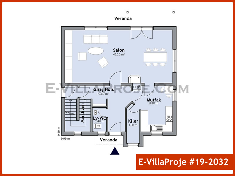 Ev Villa Proje #19 – 2032 Ev Villa Projesi Model Detayları