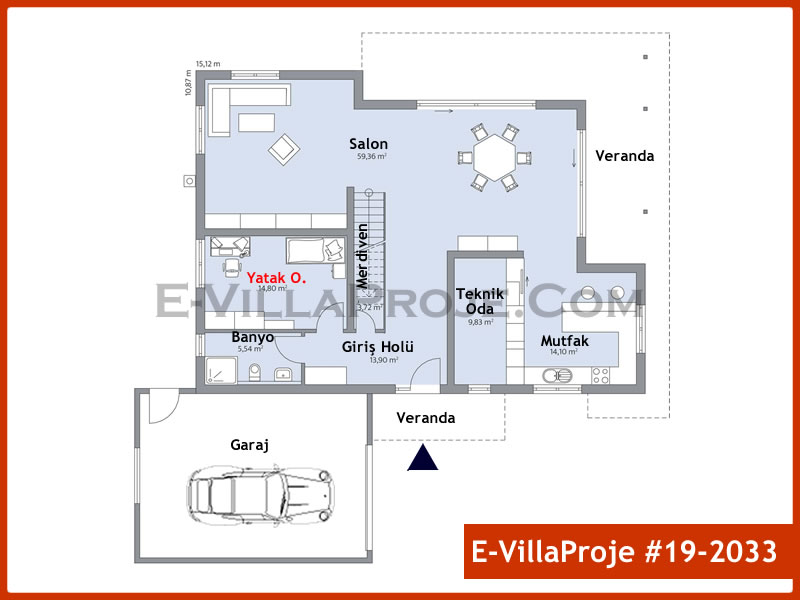 Ev Villa Proje #19 – 2033 Ev Villa Projesi Model Detayları