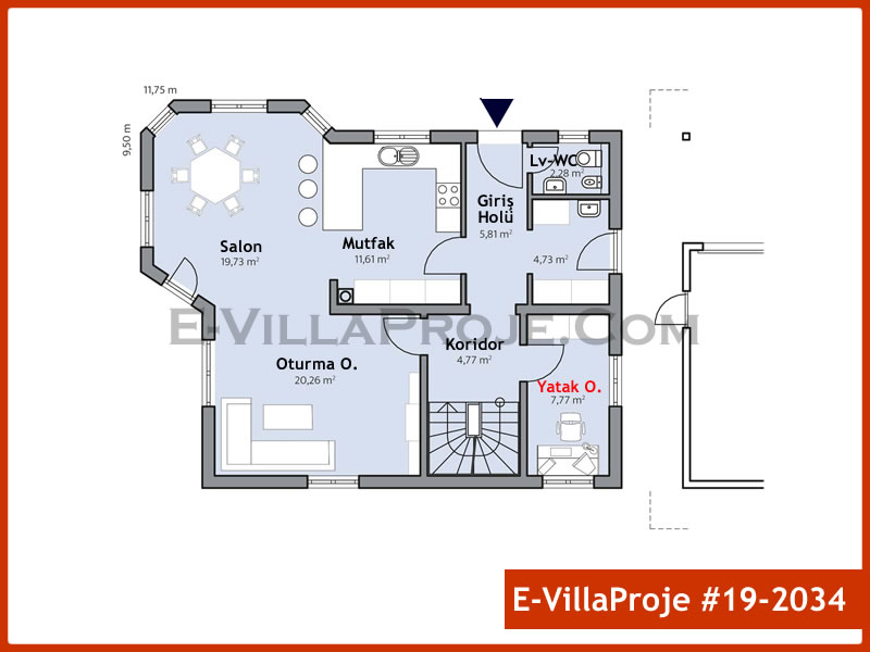 Ev Villa Proje #19 – 2034 Ev Villa Projesi Model Detayları
