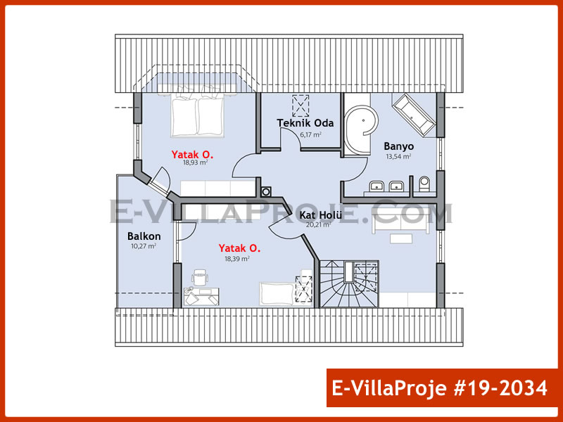 Ev Villa Proje #19 – 2034 Ev Villa Projesi Model Detayları