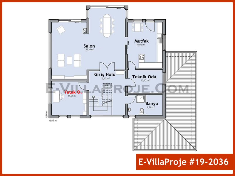 Ev Villa Proje #19 – 2036 Ev Villa Projesi Model Detayları