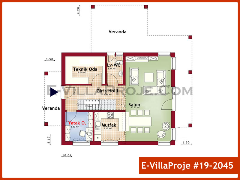 Ev Villa Proje #19 – 2045 Ev Villa Projesi Model Detayları