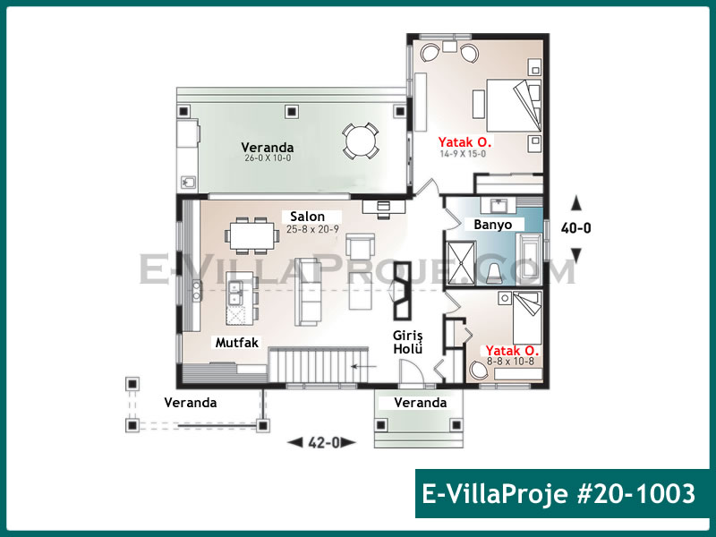 Ev Villa Proje #20 – 1003 Ev Villa Projesi Model Detayları