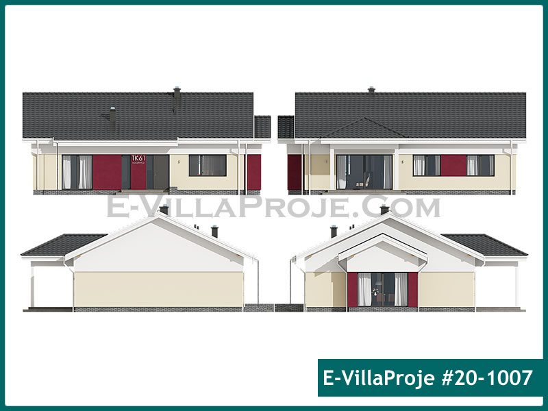 Ev Villa Proje #20 – 1007 Ev Villa Projesi Model Detayları