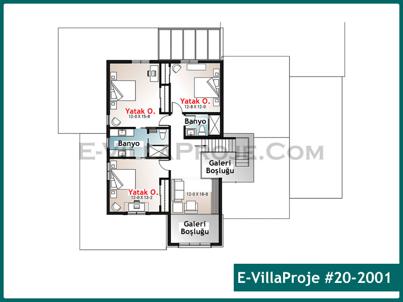 Ev Villa Proje #20 – 2001 Ev Villa Projesi Model Detayları