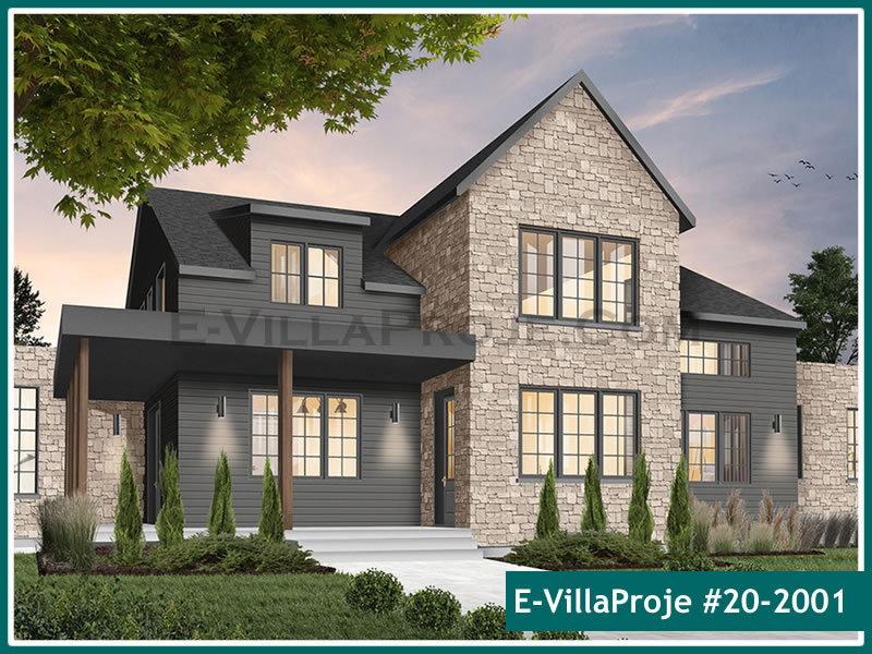 Ev Villa Proje #20 – 2001 Ev Villa Projesi Model Detayları