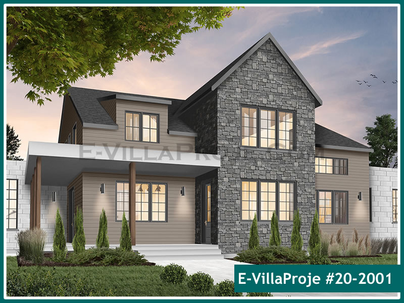 Ev Villa Proje #20 – 2001 Ev Villa Projesi Model Detayları