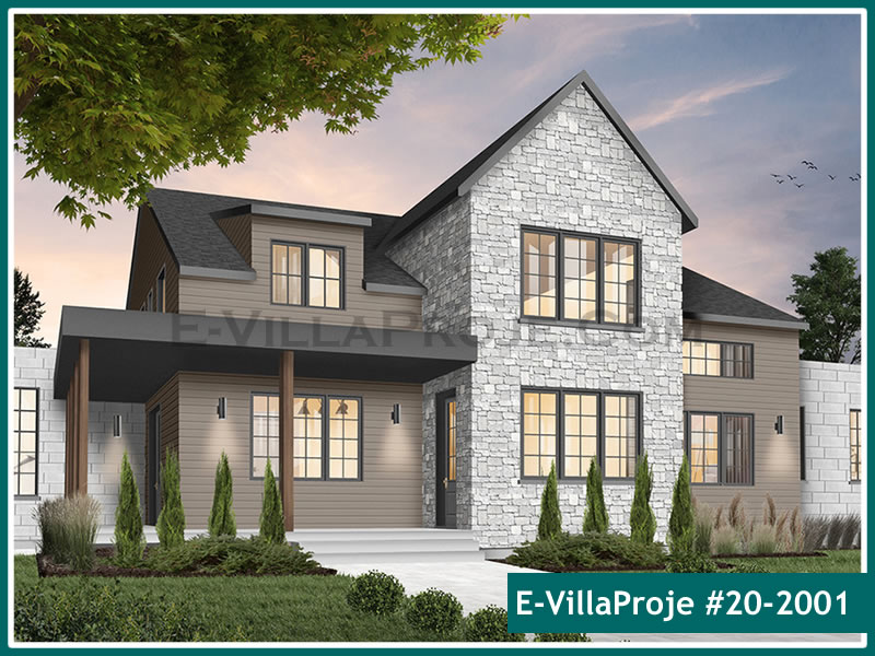 Ev Villa Proje #20 – 2001 Ev Villa Projesi Model Detayları