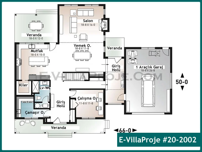 Ev Villa Proje #20 – 2002 Ev Villa Projesi Model Detayları
