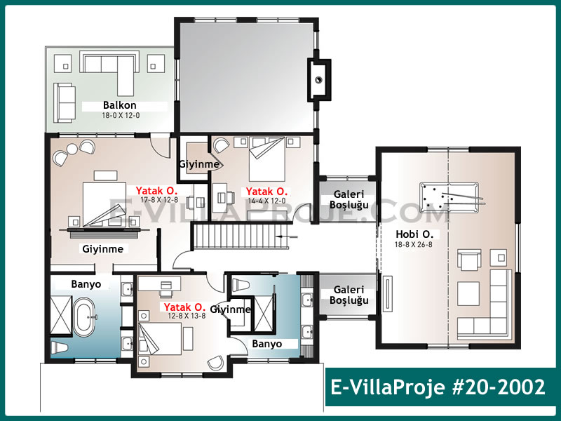 Ev Villa Proje #20 – 2002 Ev Villa Projesi Model Detayları