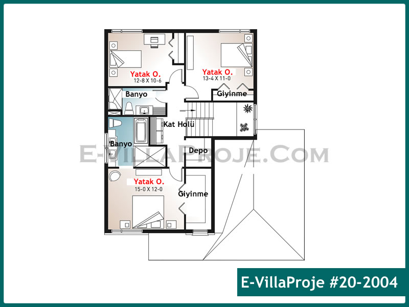 Ev Villa Proje #20 – 2004 Ev Villa Projesi Model Detayları