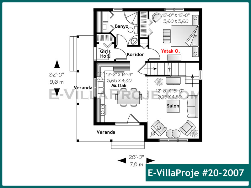 Ev Villa Proje #20 – 2007 Ev Villa Projesi Model Detayları