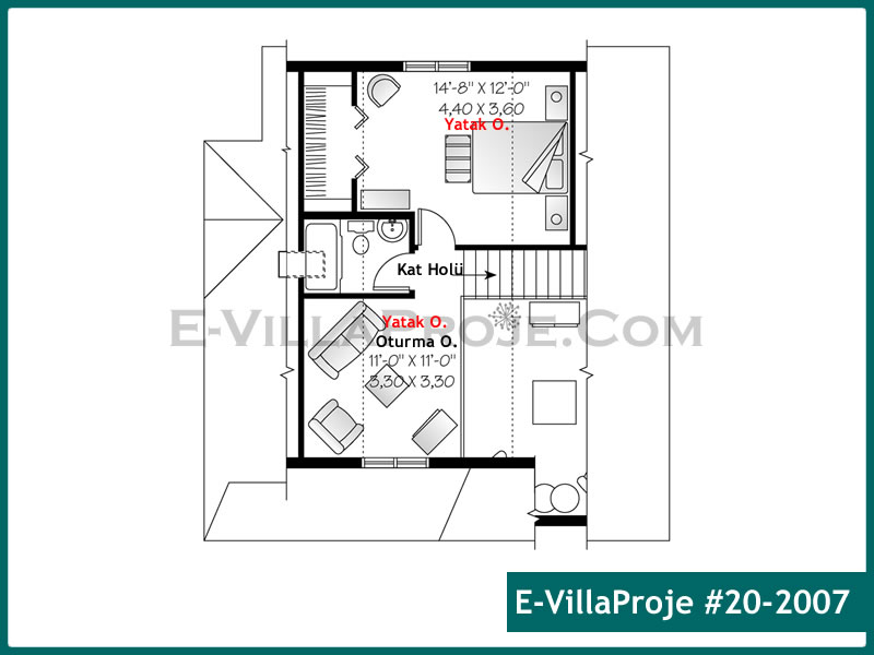 Ev Villa Proje #20 – 2007 Ev Villa Projesi Model Detayları