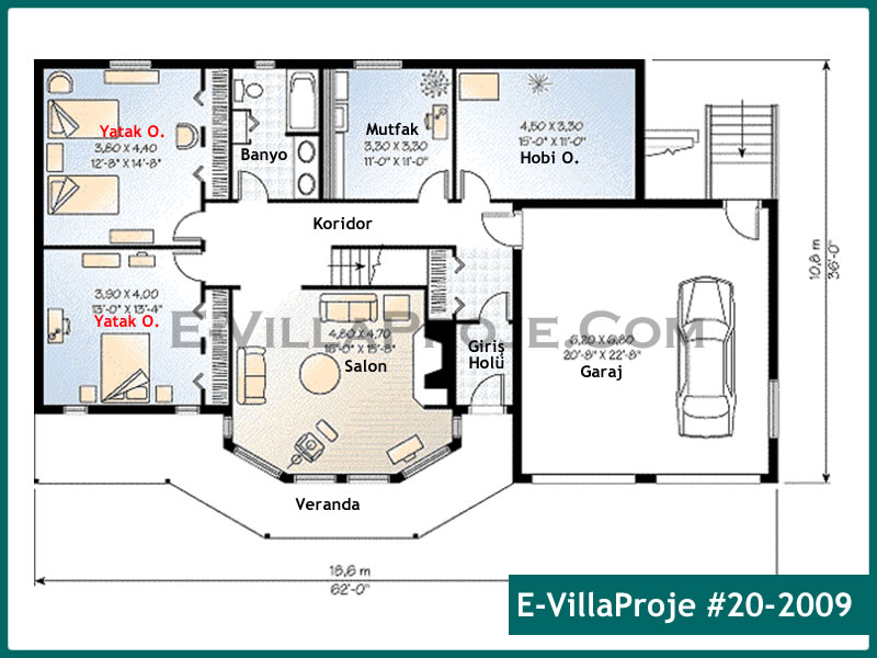 Ev Villa Proje #20 – 2009 Ev Villa Projesi Model Detayları