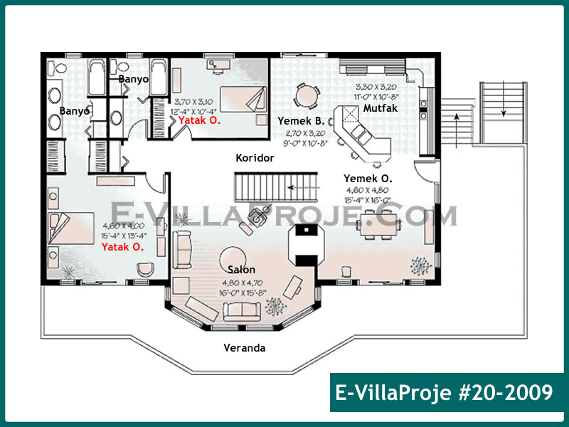 Ev Villa Proje #20 – 2009 Ev Villa Projesi Model Detayları
