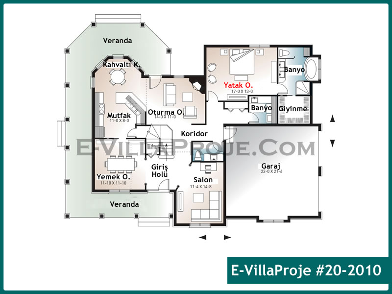 Ev Villa Proje #20 – 2010 Ev Villa Projesi Model Detayları