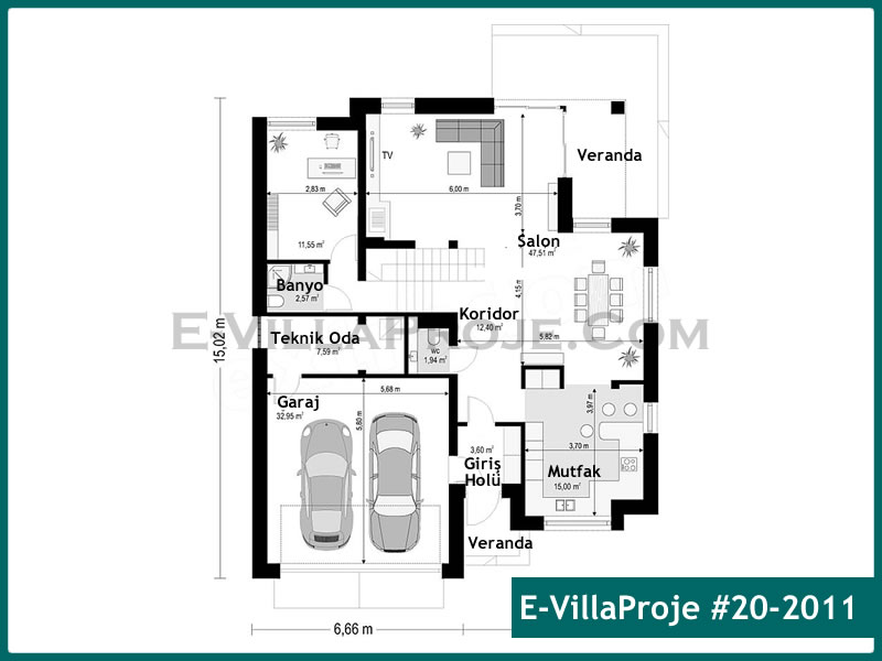 Ev Villa Proje #20 – 2011 Ev Villa Projesi Model Detayları