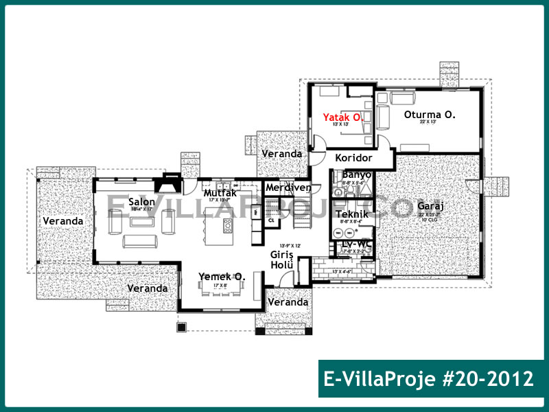 Ev Villa Proje #20 – 2012 Ev Villa Projesi Model Detayları