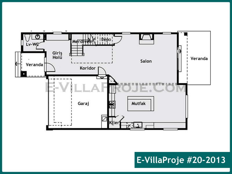 Ev Villa Proje #20 – 2013 Ev Villa Projesi Model Detayları