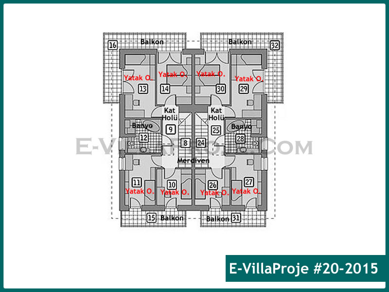 Ev Villa Proje #20 – 2015 Ev Villa Projesi Model Detayları