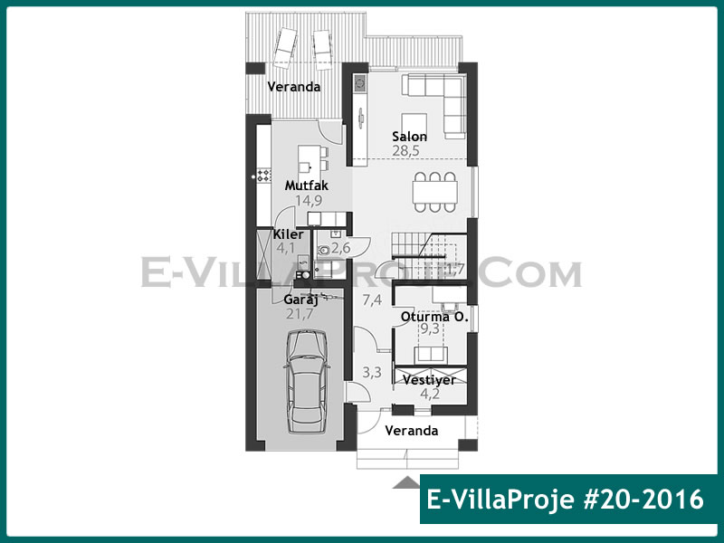 Ev Villa Proje #20 – 2016 Ev Villa Projesi Model Detayları