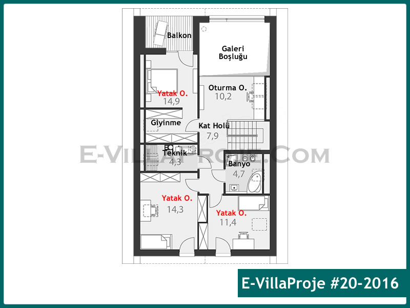 Ev Villa Proje #20 – 2016 Ev Villa Projesi Model Detayları