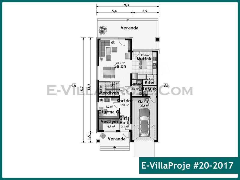 Ev Villa Proje #20 – 2017 Ev Villa Projesi Model Detayları