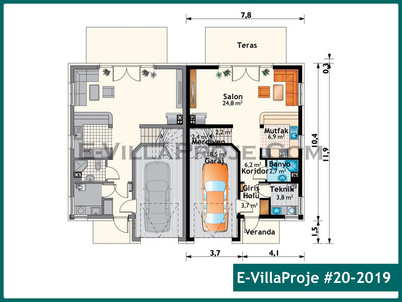 Ev Villa Proje #20 – 2019 Ev Villa Projesi Model Detayları