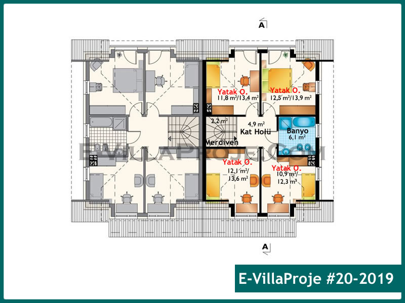 Ev Villa Proje #20 – 2019 Ev Villa Projesi Model Detayları