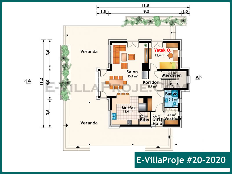 Ev Villa Proje #20 – 2020 Ev Villa Projesi Model Detayları