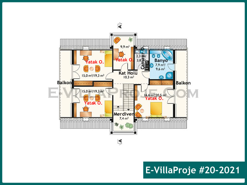 Ev Villa Proje #20 – 2021 Ev Villa Projesi Model Detayları