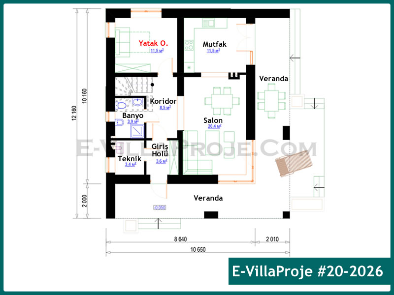 Ev Villa Proje #20 – 2026 Ev Villa Projesi Model Detayları