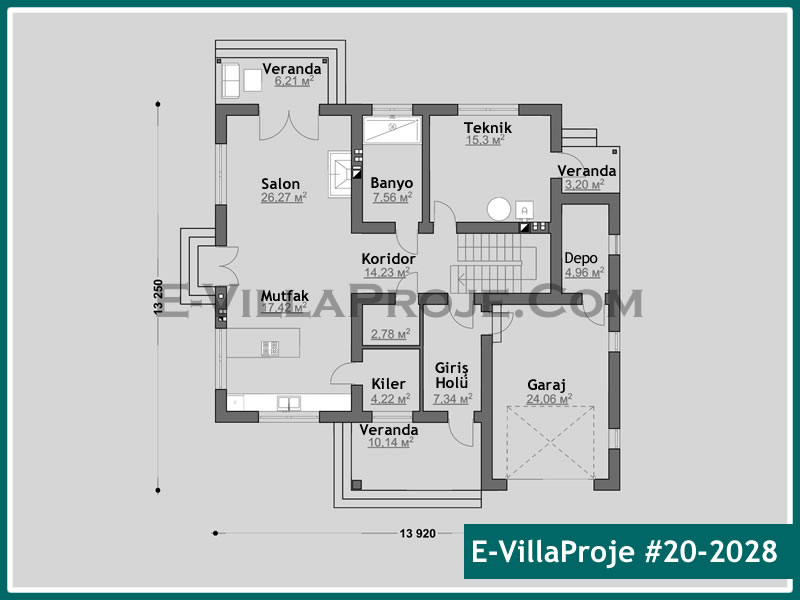 Ev Villa Proje #20 – 2028 Ev Villa Projesi Model Detayları