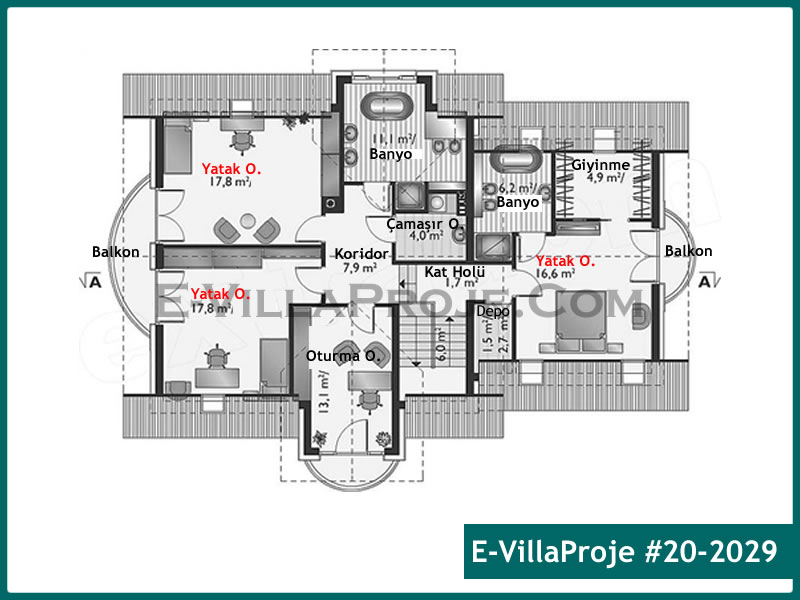 Ev Villa Proje #20 – 2029 Ev Villa Projesi Model Detayları