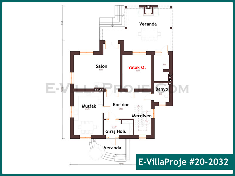 Ev Villa Proje #20 – 2032 Ev Villa Projesi Model Detayları