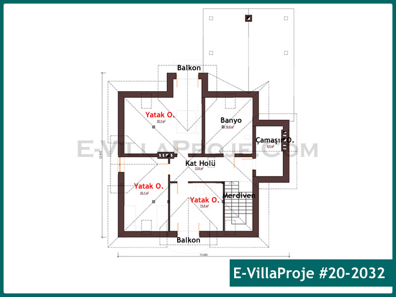 Ev Villa Proje #20 – 2032 Ev Villa Projesi Model Detayları