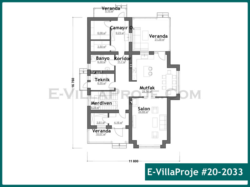 Ev Villa Proje #20 – 2033 Ev Villa Projesi Model Detayları